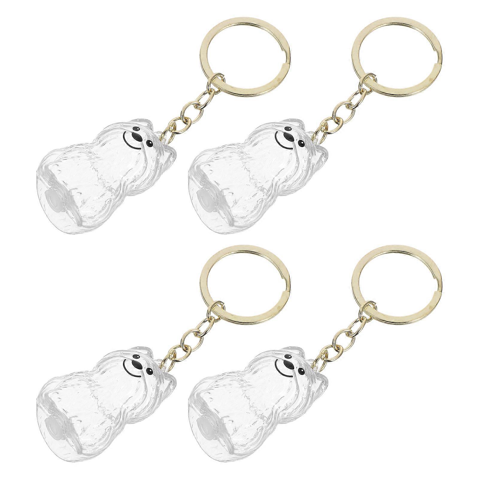 16Pcs Dog Hair Holder Keychain for Secure Memory Storage