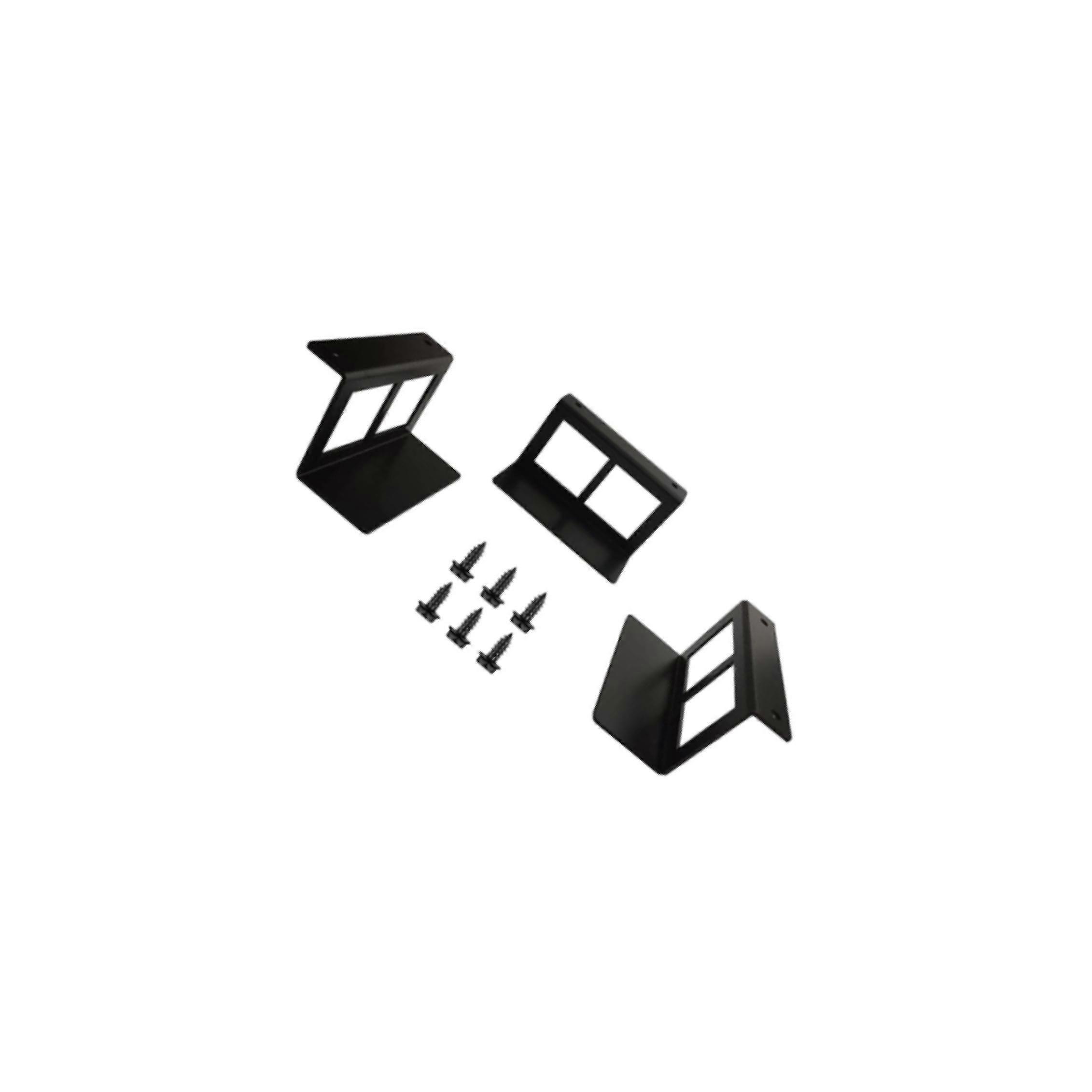 Under Desk Laptop Mount Brackets Stand Set Invisible Storage Notebook Holder L