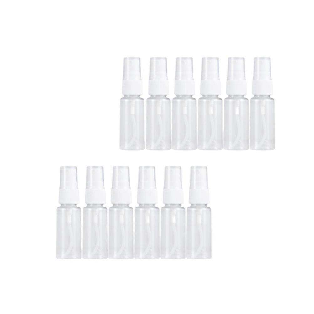 Spray Bottle Transparent Press Pump Bottle for Storage Use 12Pcs Makeup Bottles