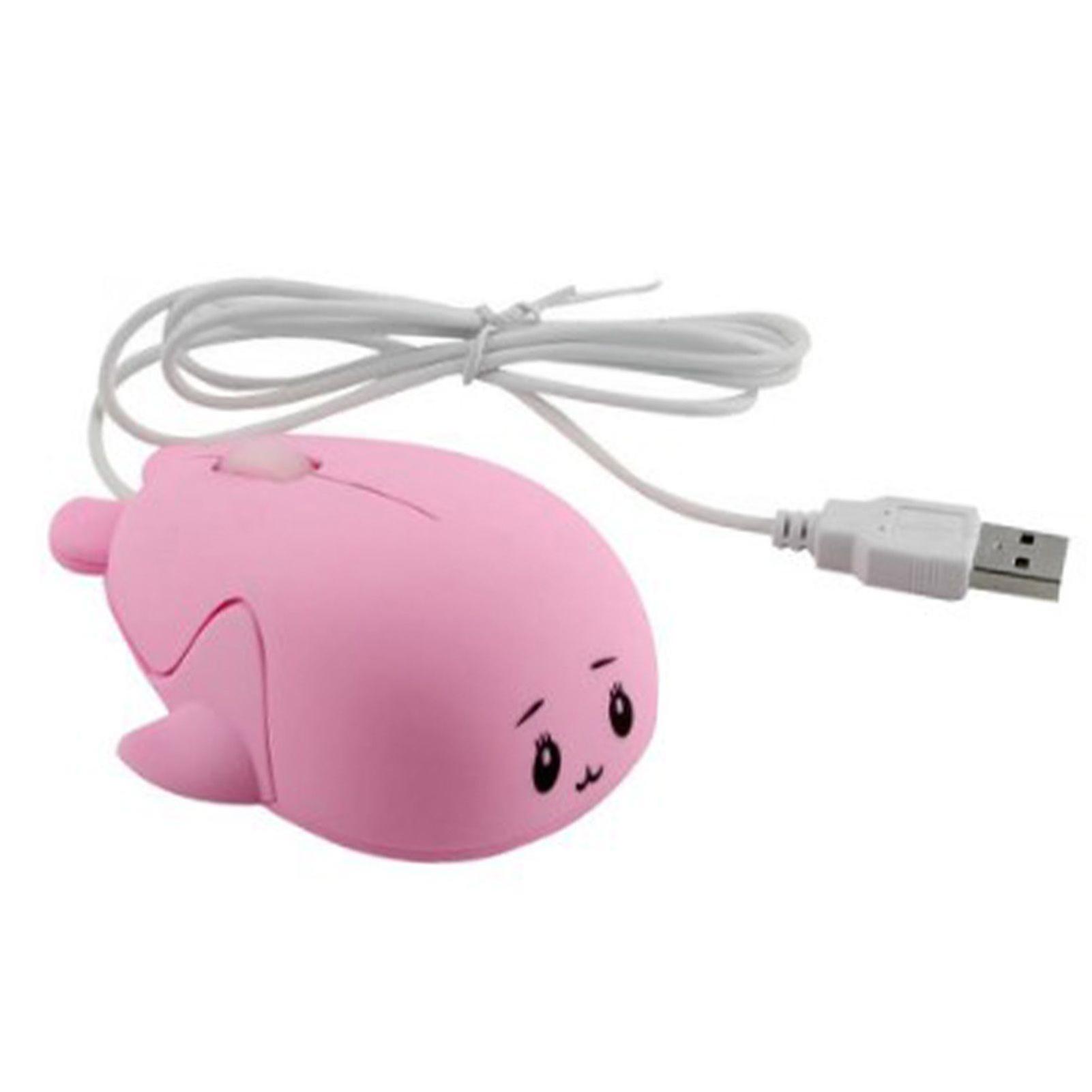 Cartoon Wired Mouse Multifunctional Ergonomic Design Innovative Cute USB Computer Mouse for Computer Laptop Desktop