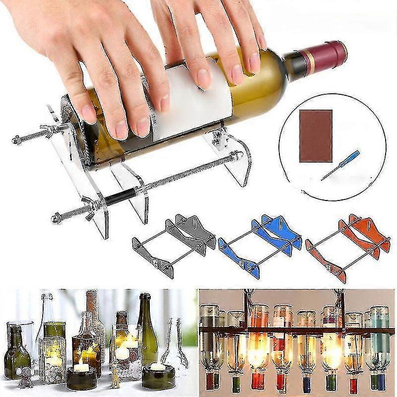 Minglan Glass Cutter Tool Professional Glass Bottle Wine Bottle Rolling Cutting Tool Glass Diy Cutter Tool