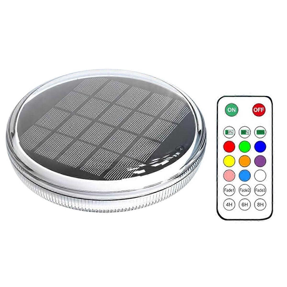 Solar Floating Pool Lights RGB Color Changing Pool Projector Light