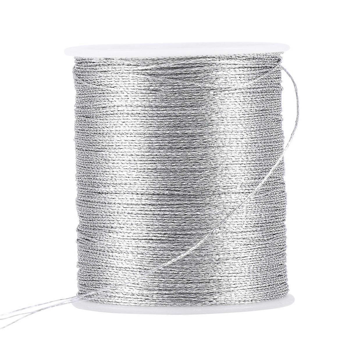 Thread for Computer Embroidery DIY Embroidery Thread 4 Rolls Grey