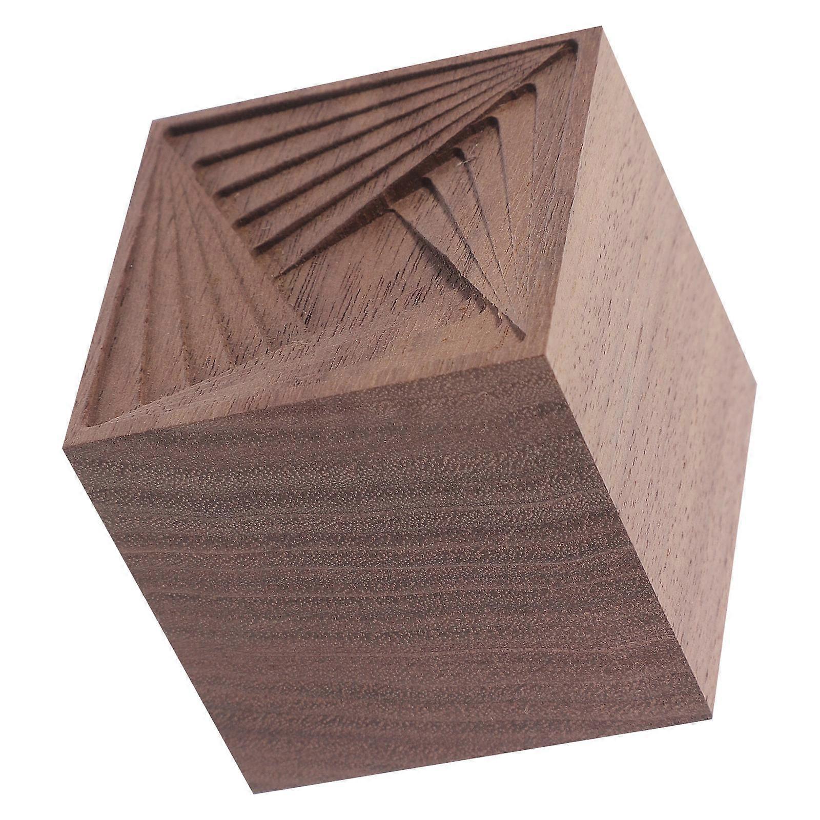 5Pcs Essential Oil Wood Aromatherapy Diffuser Cube for Room Decoration