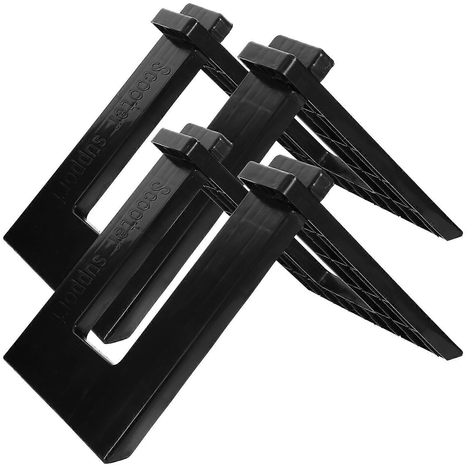 4Pcs Bike Stand Plastic Scooter Holder for Convenient Parking