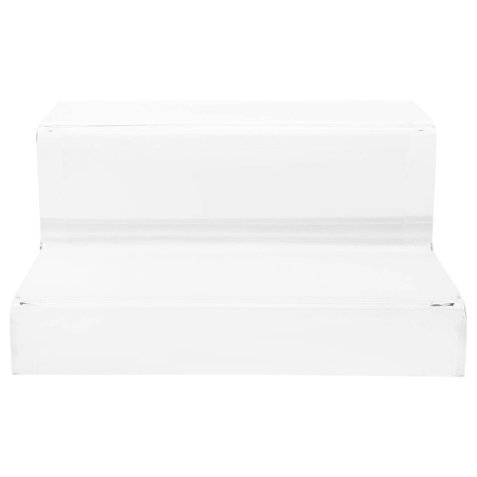 4Pcs Acrylic Display Risers for Craft Figure Transparent Clear Stands