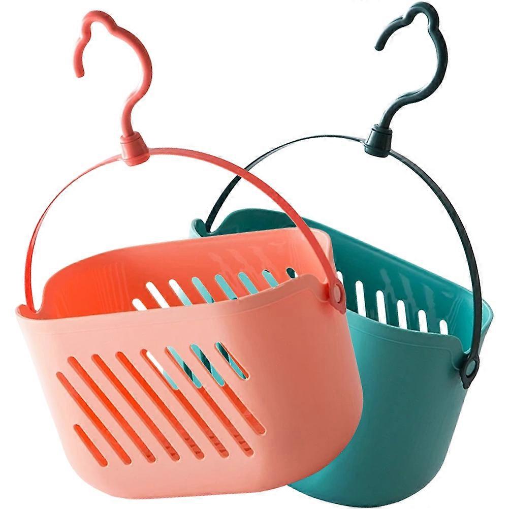 Wall Hanging Storage Basket for Kitchen Use 6Pcs in Assorted Colors