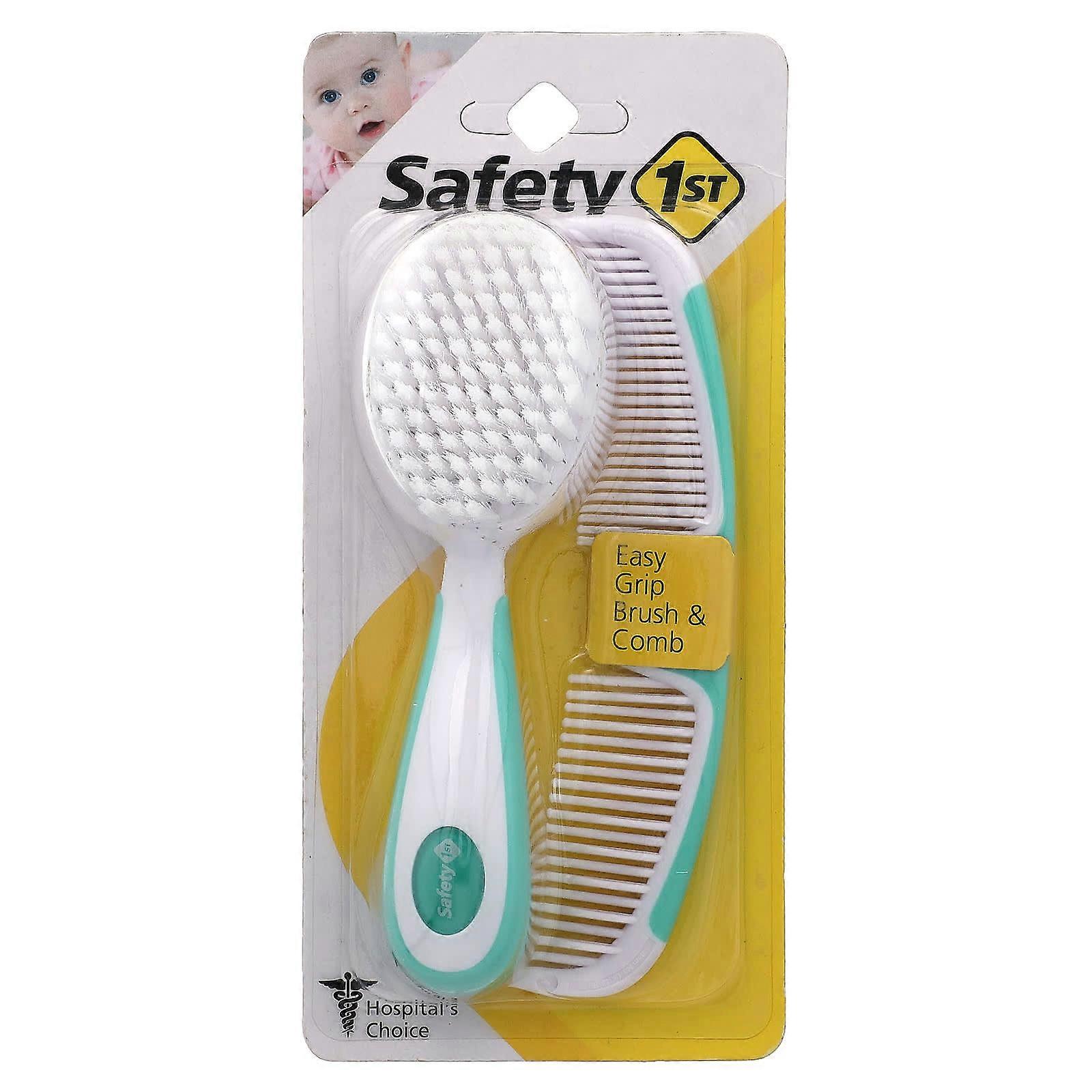 Easy Grip Brush & Comb, 2 Pieces