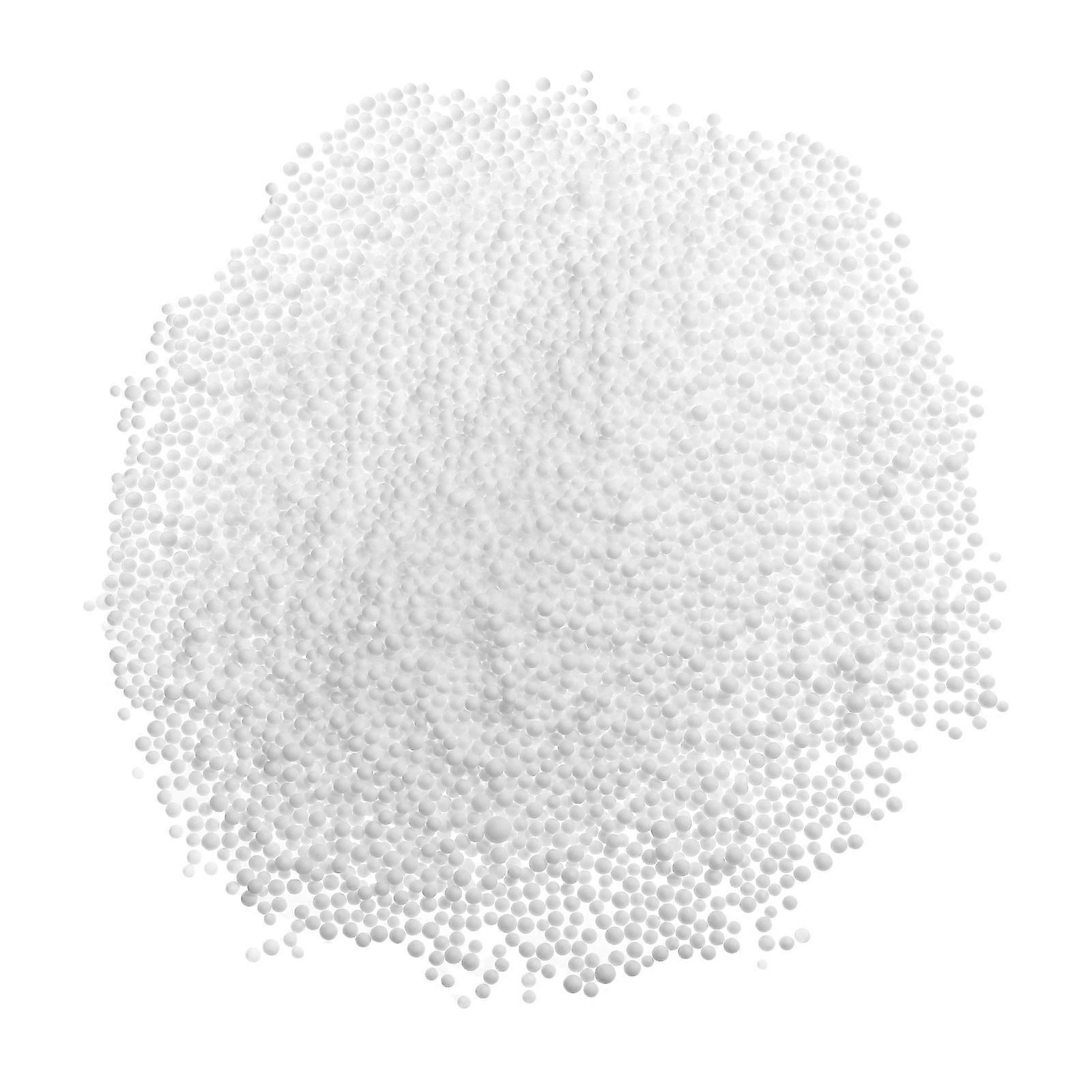 Foam Beads for Decoration Mini Polystyrene Balls 1bag White