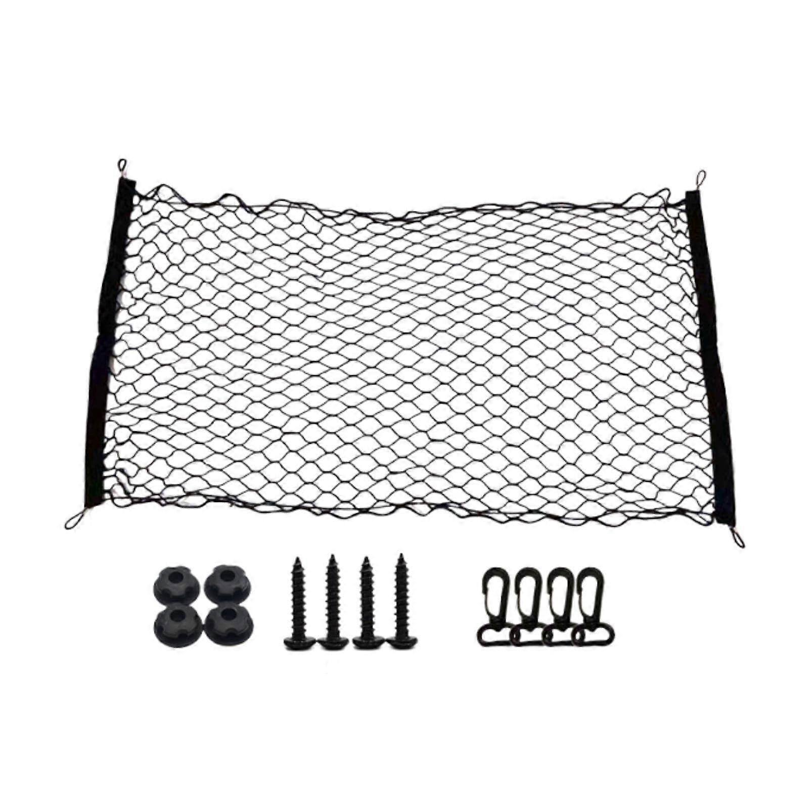 Trunk Floor Cargo Net DoubleLayer Mesh Trunk Organizer Accessories Vehicle Luggage Net