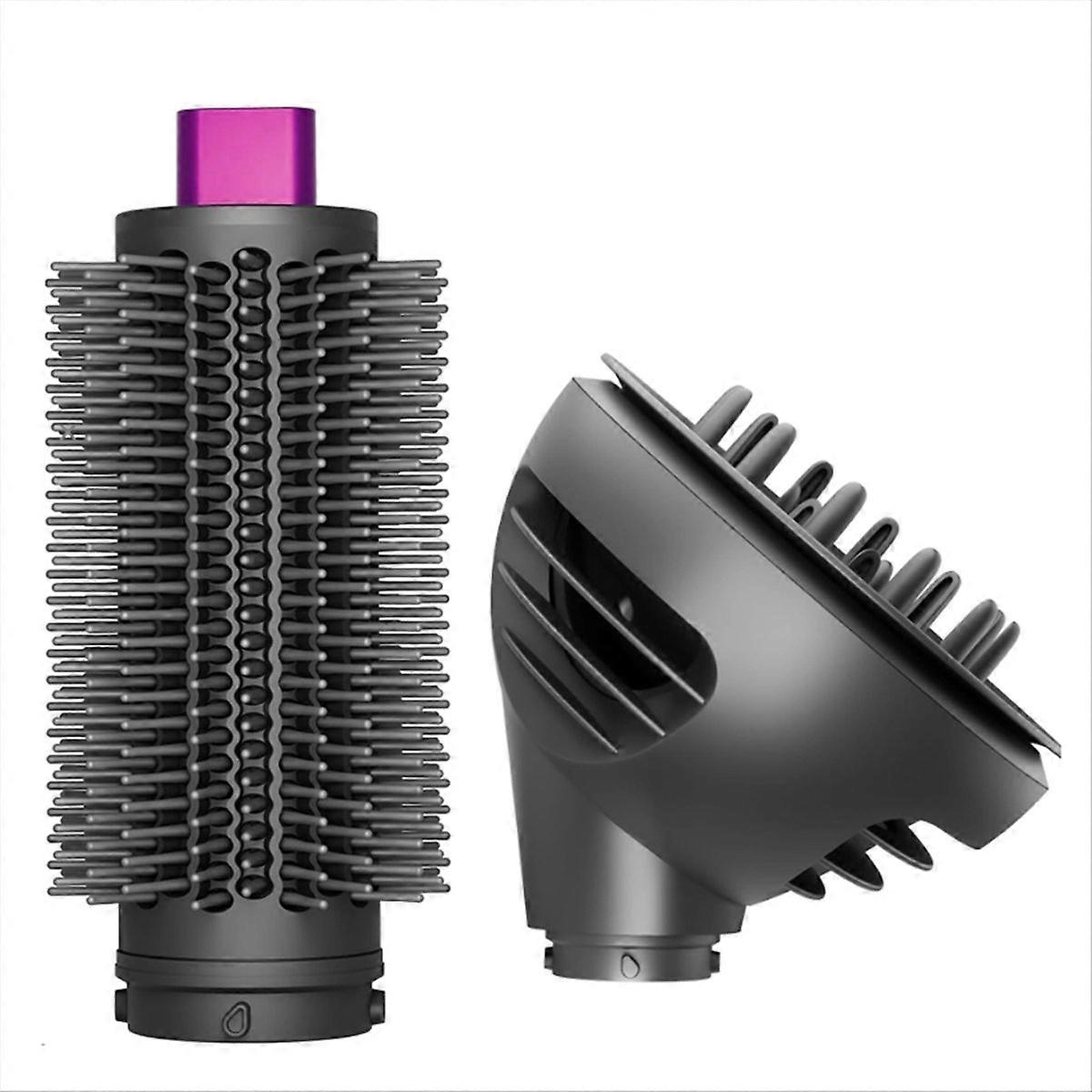 Round Volumizing Brush and Wave Curl Diffuser for B
