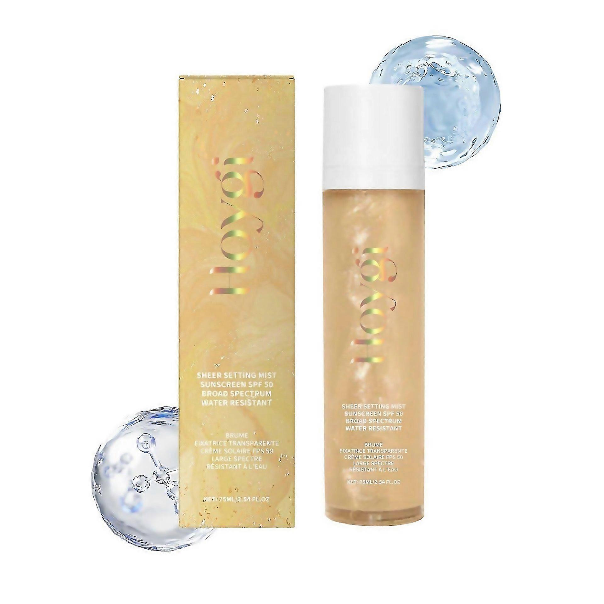 For Sheer Setting Mist Sunscreen Spf 50 Broad Spectrum Shimmering Body Oil Mist Hydrating Makeupfrie
