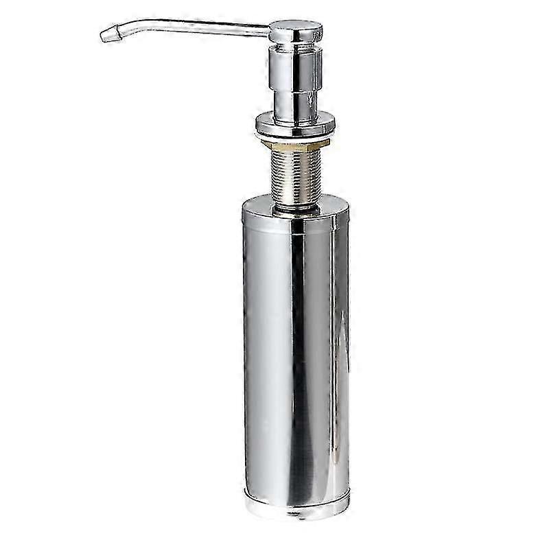 Dispenser di sapone liquido per lavello da cucina con bottiglia in acciaio inossidabile da 11 once