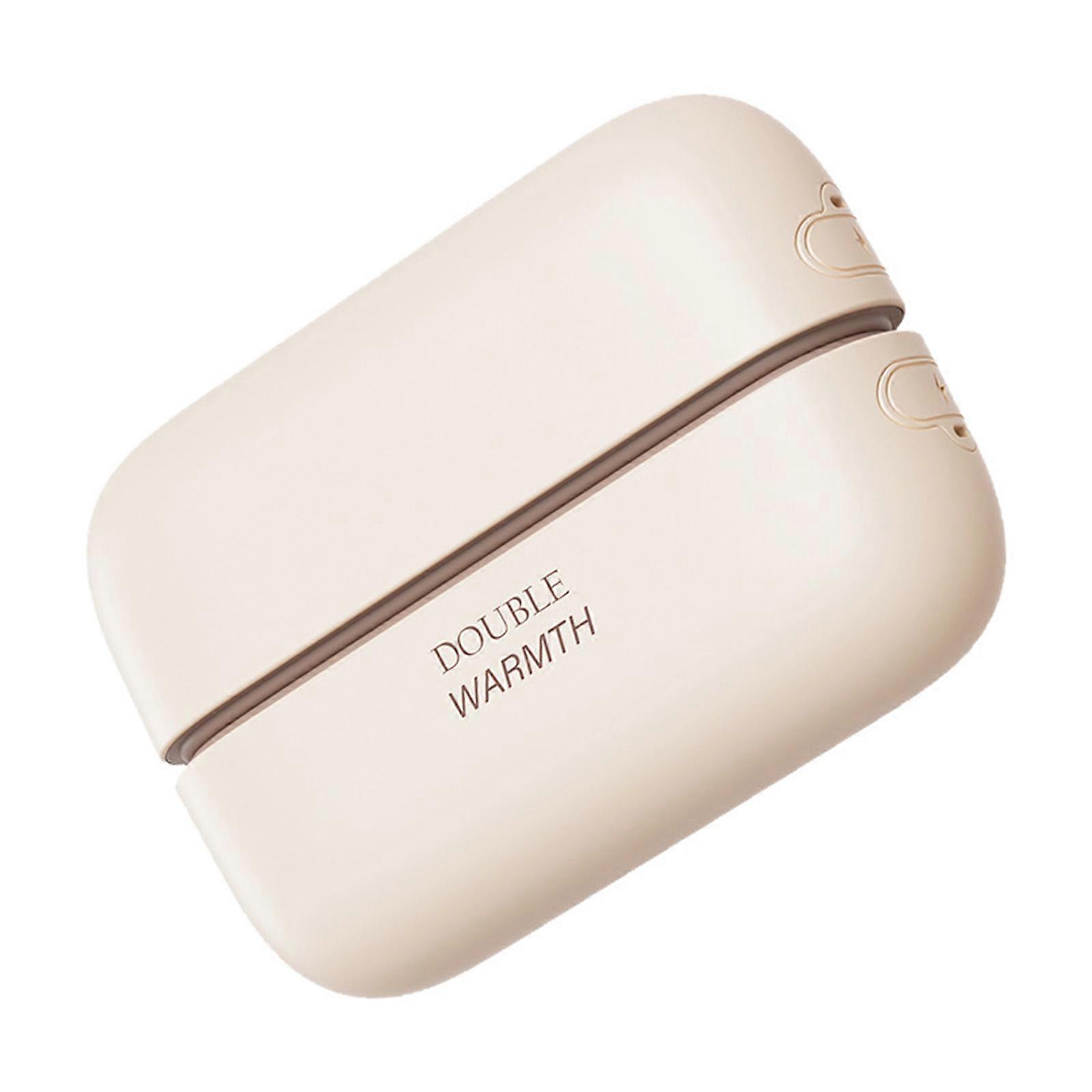 Split Type Magnetic Warmers Rapid Heating Full Coverage Warmth Chargeable Hand Warming Tool for Winter All Day Use  White