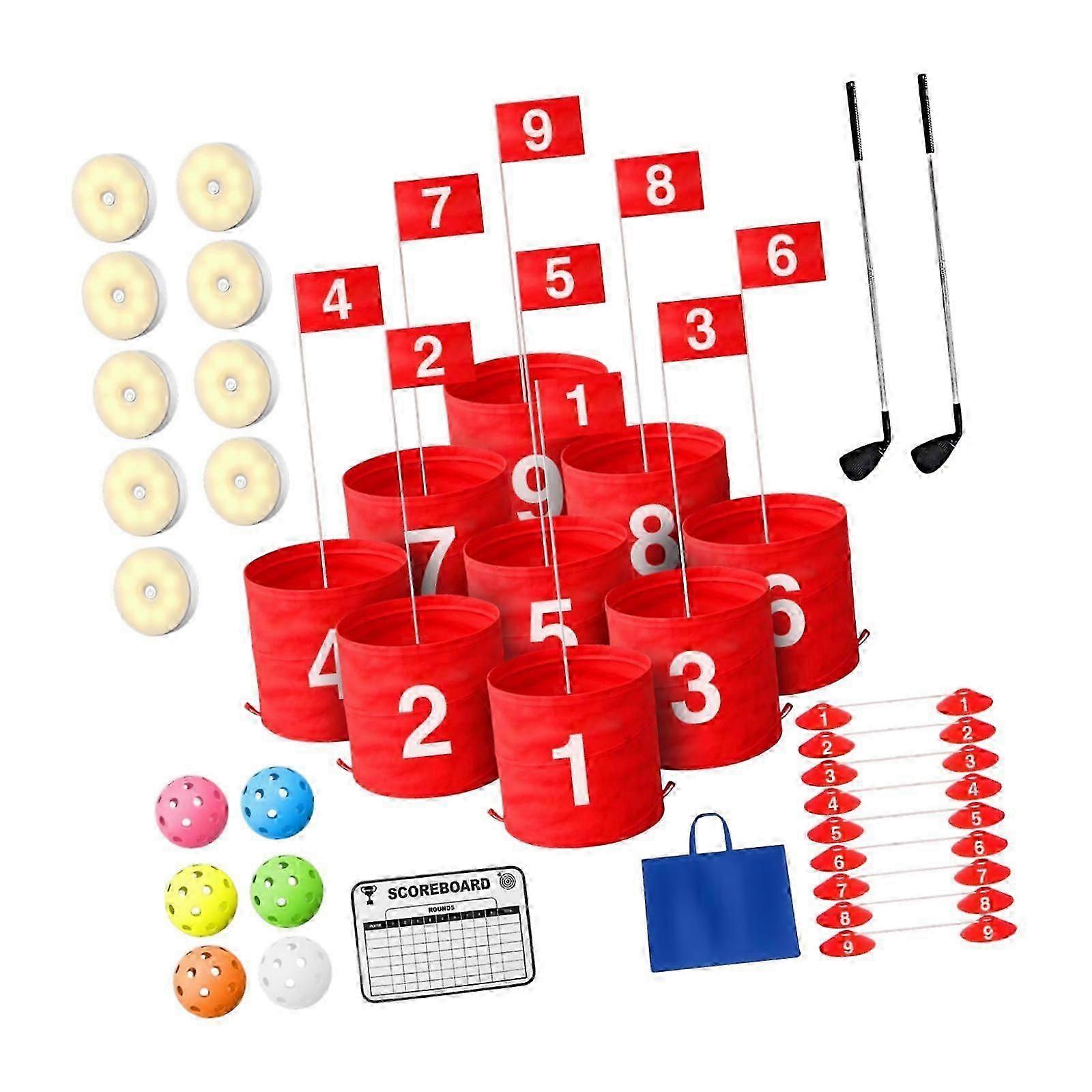 3つのボールで芝生のためのゴルフチッピングゲームセット