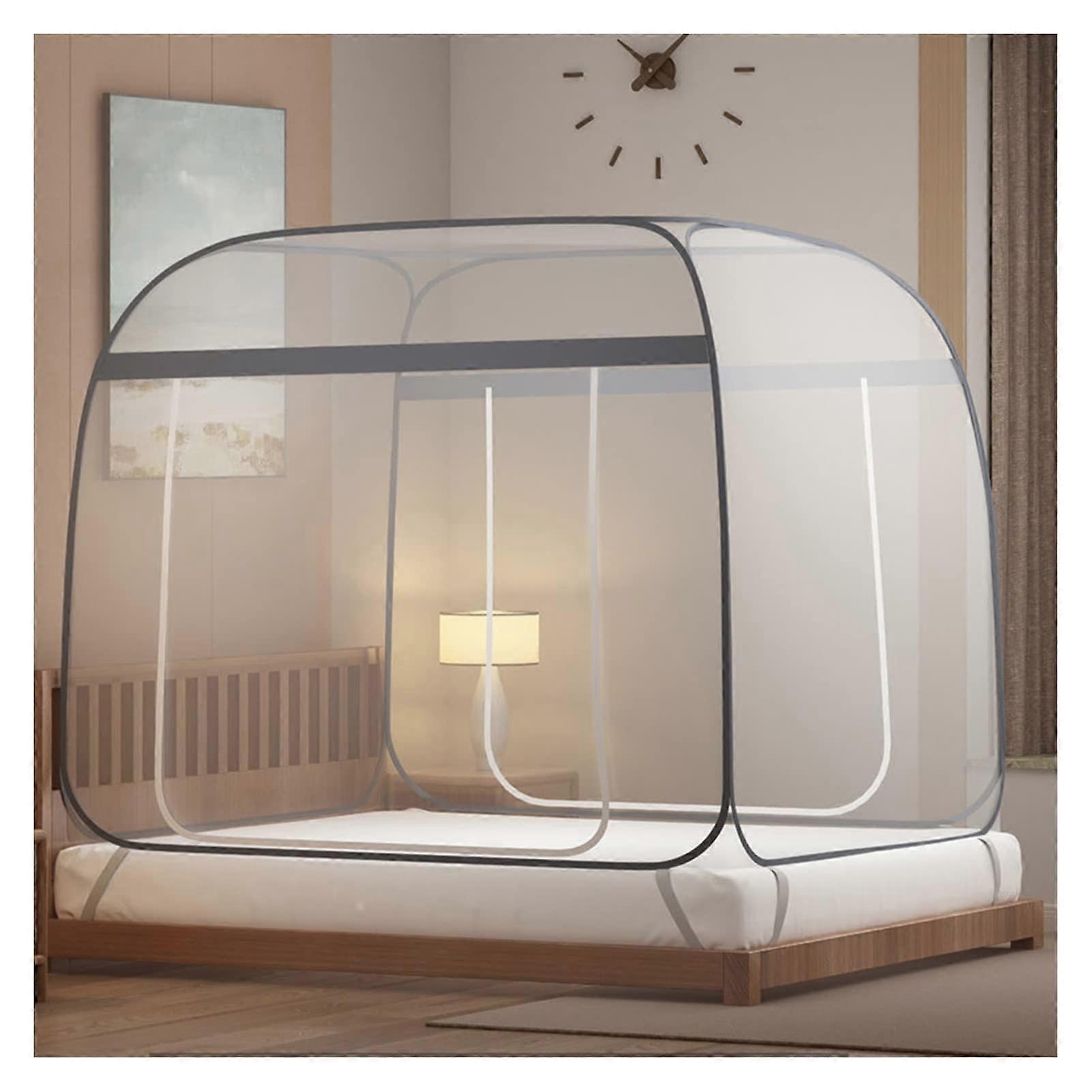 Mosquito Net for Bed Drop Square Yurt Style, 2.0x2.2m, Color C, Dormitory Bunk Bed