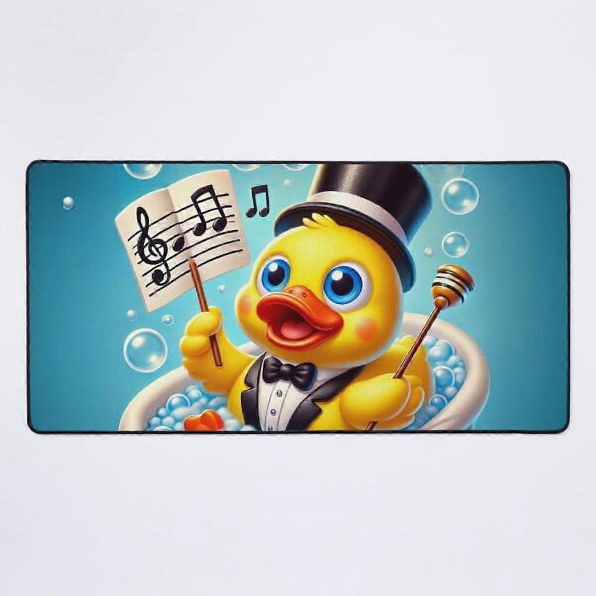 A NEW Maestro Duck in Bubble Bath Desk Mat