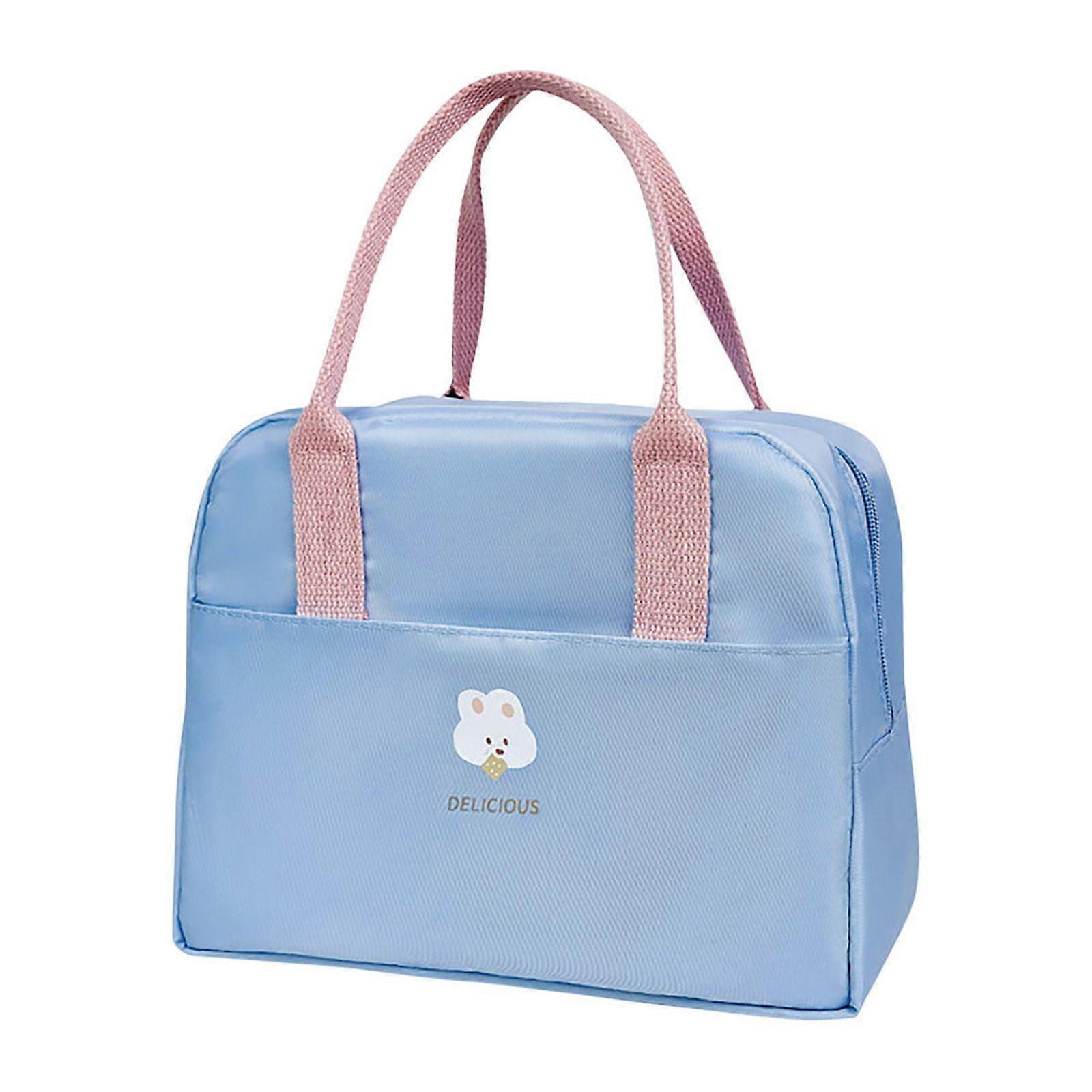 Lunch Box Handbag Insulation Bag with Aluminum Foil, Thickened Refrigerated Tote for School, Work, Picnic – Compatible with maxiaoxia