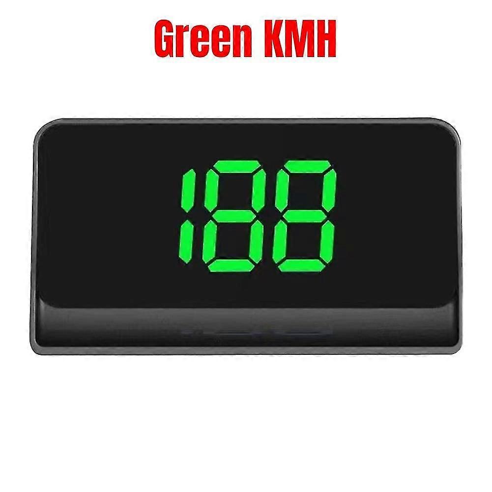 Car Digital GPS Speedo GPS Speed Detector Windshield Speed Projector GPS HUD Speedometer LED Display Big Font for Vehicle Auto