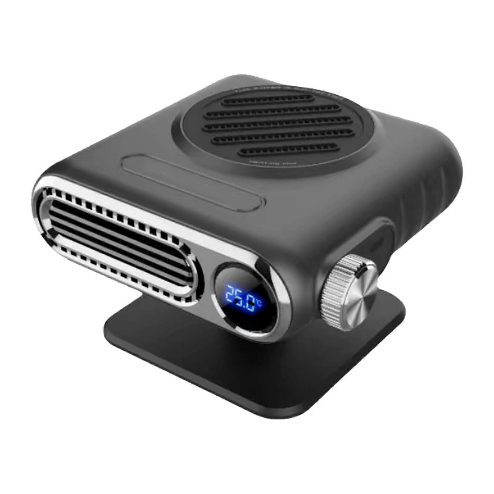 150W Fast Heating Automotive Heater 12V 24V Vehicle Heater Digital Display Windshield Defogging