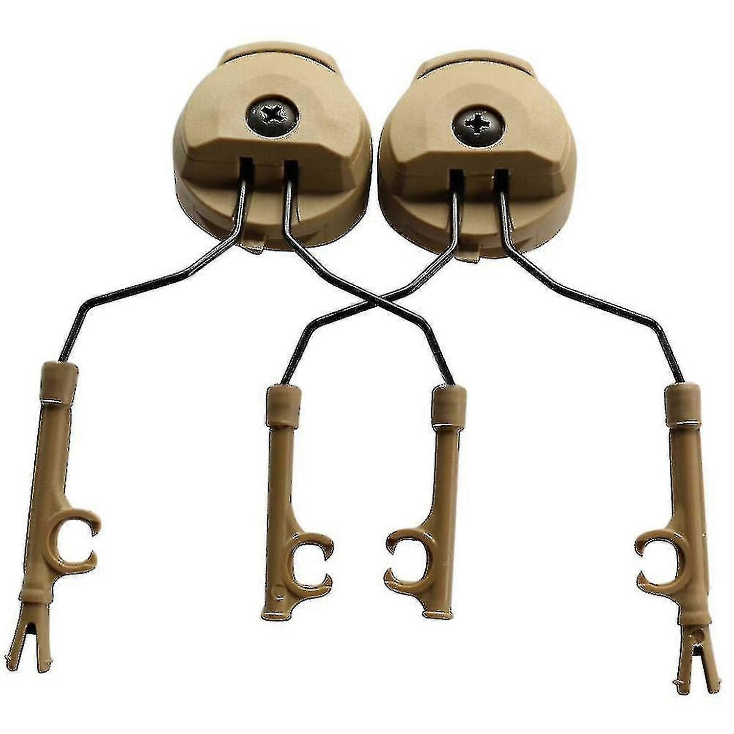 1 زوج 3m Peltor Arc Rail Adapter Adapter Attachment Kit متوافق مع جميع الخوذات الباليستية للسكك الحديدية