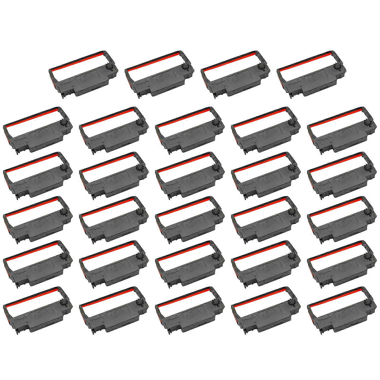 24Pcs ERC30 ERC-30 ERC 30 34 38 B/R for Ribbon Cartridge for  ERC30/ERC34/ERC38, TM-U220, Bixolon GRC-220BR, M188B Multicolor