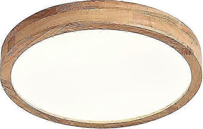 30CM log LED ultra-thin solid wood ceiling light
