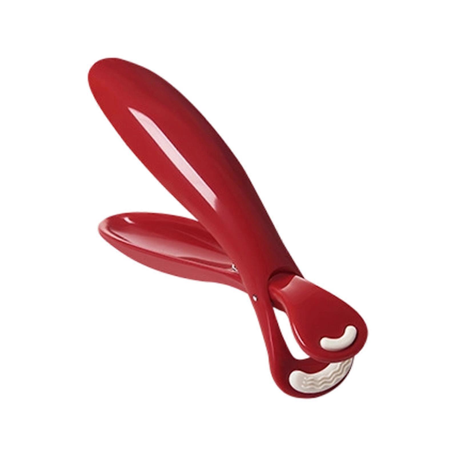 Hiking Essential Plastic Dish Holders with Comfortable Handle Cookware Gripper for Safe Tool Handling Outdoor Set  Red