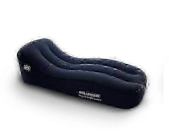 Inflatable lounger for outdoor camping with one-key automatic inflation