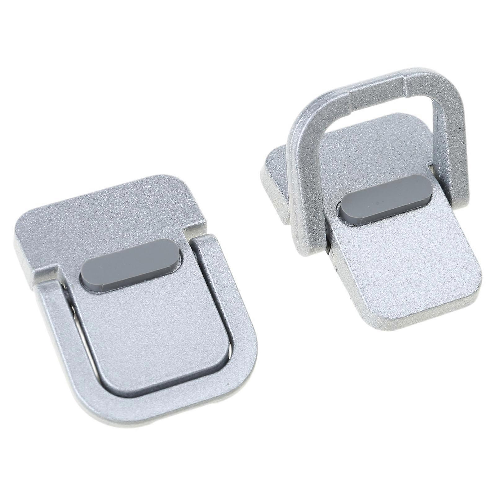 2Pcs Invisible Laptops Stand Portable Foldable Laptops Stand Cooling Laptops Stand Ergonomics Lightweight Bracket Mount  Silver