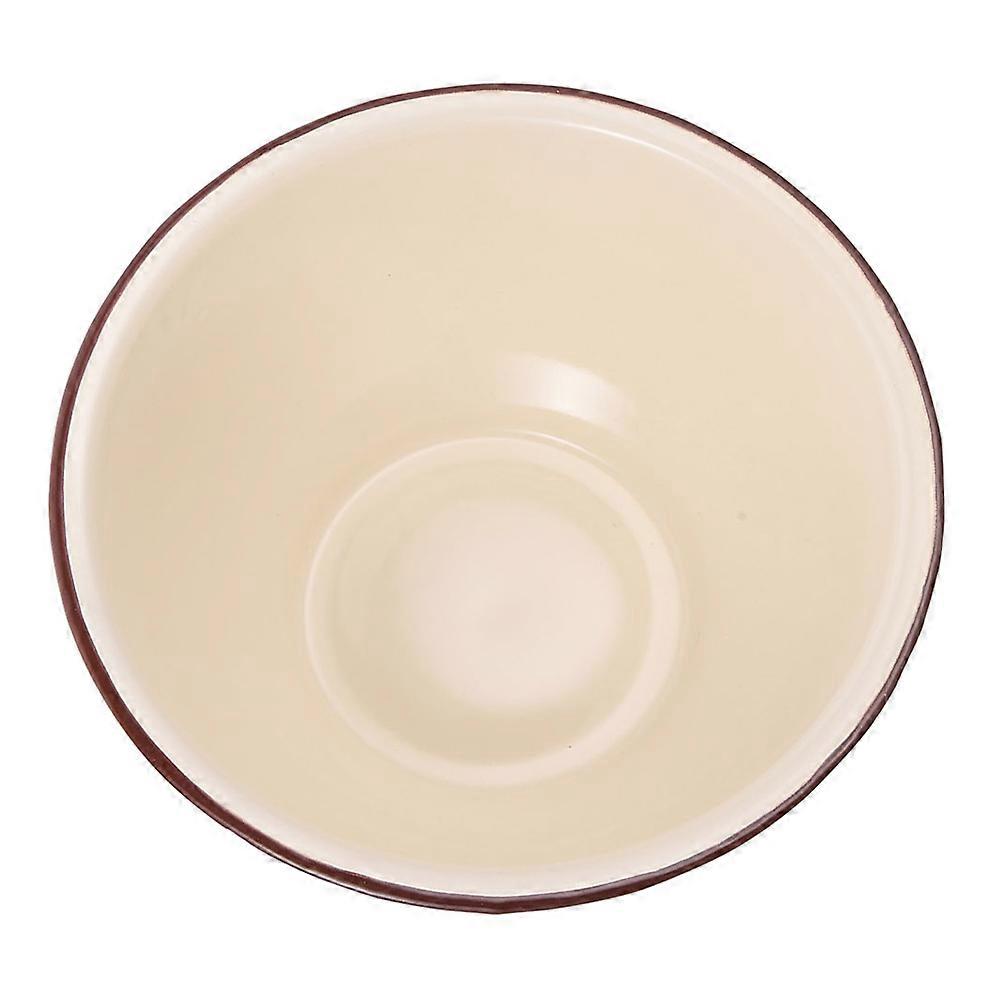 Enamel Bowl Retro Enamelware Basin for Salad Storage