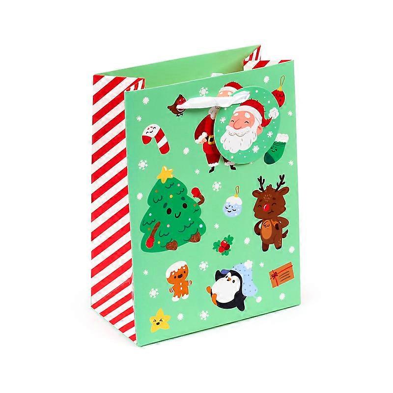 Julegavepose (medium) - Jule-jinglebukett 1-pakning
