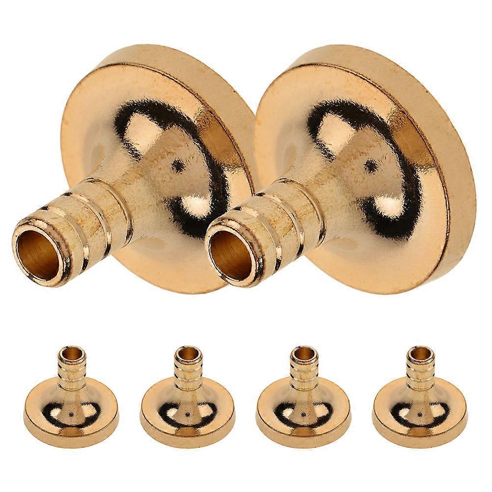 Orange Brass Incense Holder Backflow for Aromatherapy 6Pcs Set