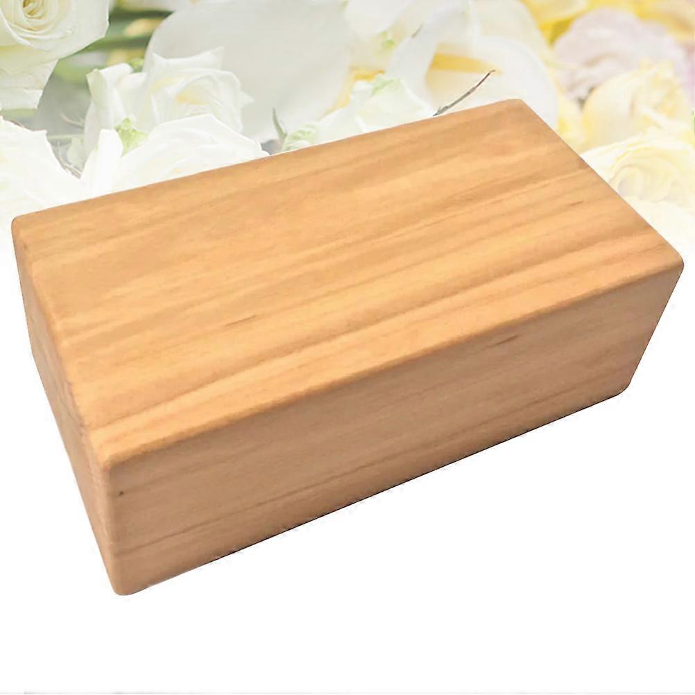 Yoga Practice Bricks Beech Wood Blocks for Exercise Training 3Pcs