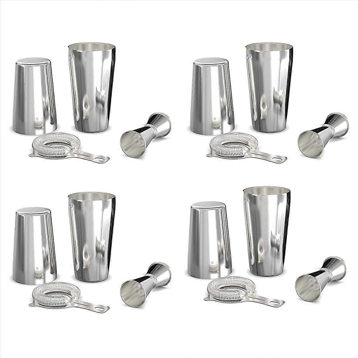 Cocktail Shaker Set: Cocktail Strainer and Jigger Set.