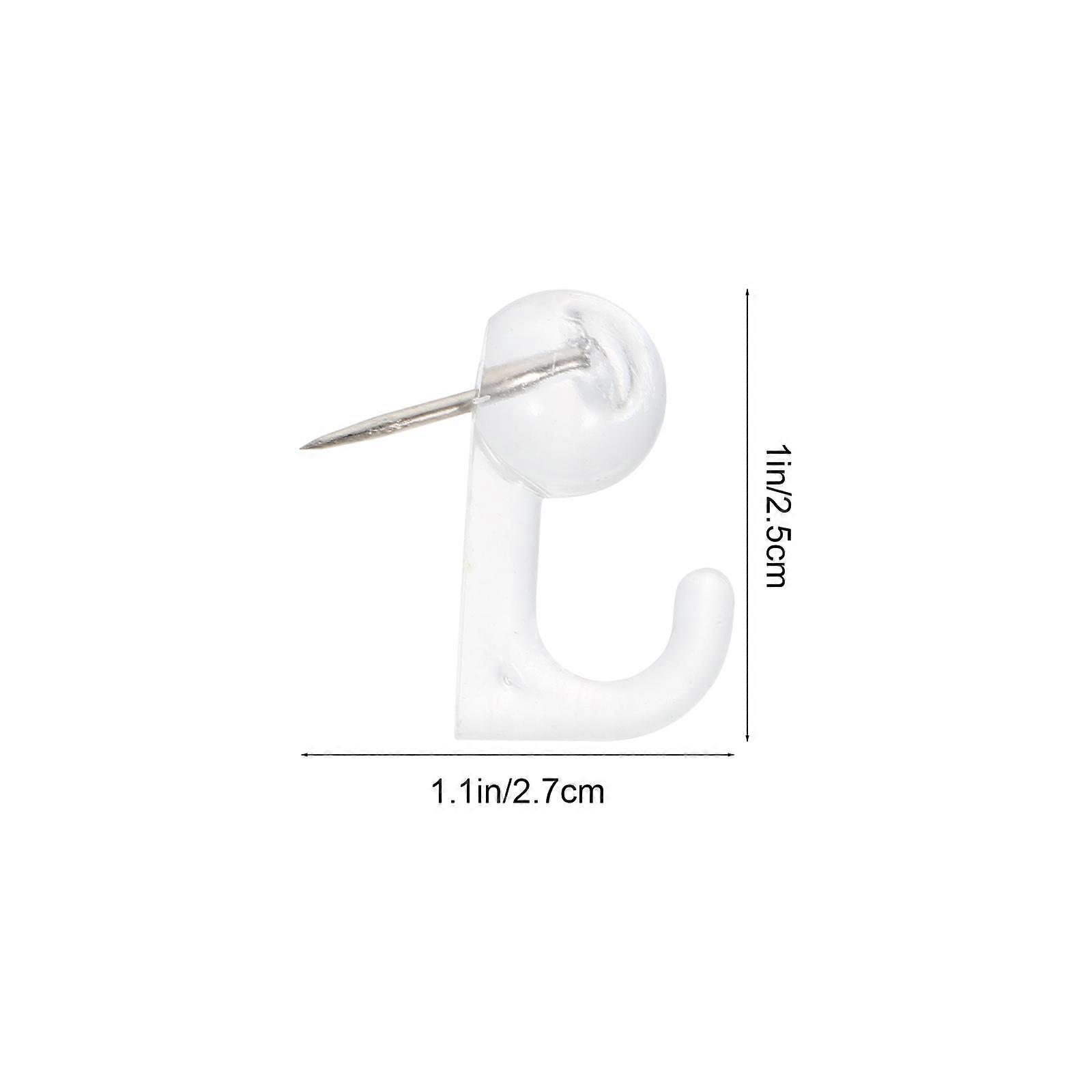 50Pcs Multi-purpose Pushpin Hook Map Marking Nails Photo Fixing Pushpins