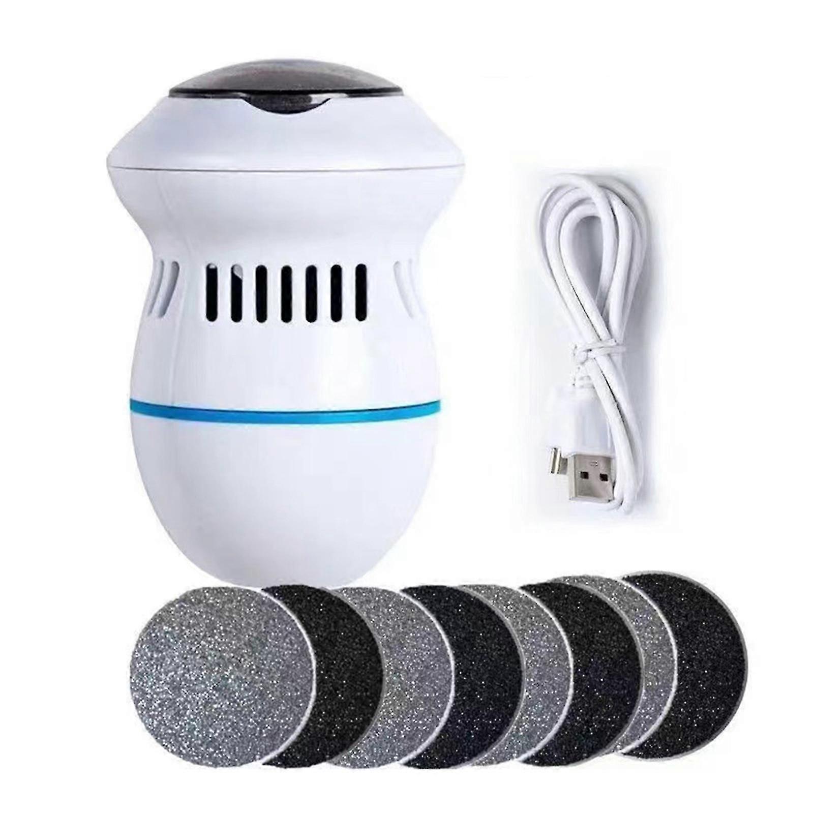 Electric Foot Polisher with 8 Grinding Heads Multi-Functional Calluses Removing Feet File for Feet Caring-JJ