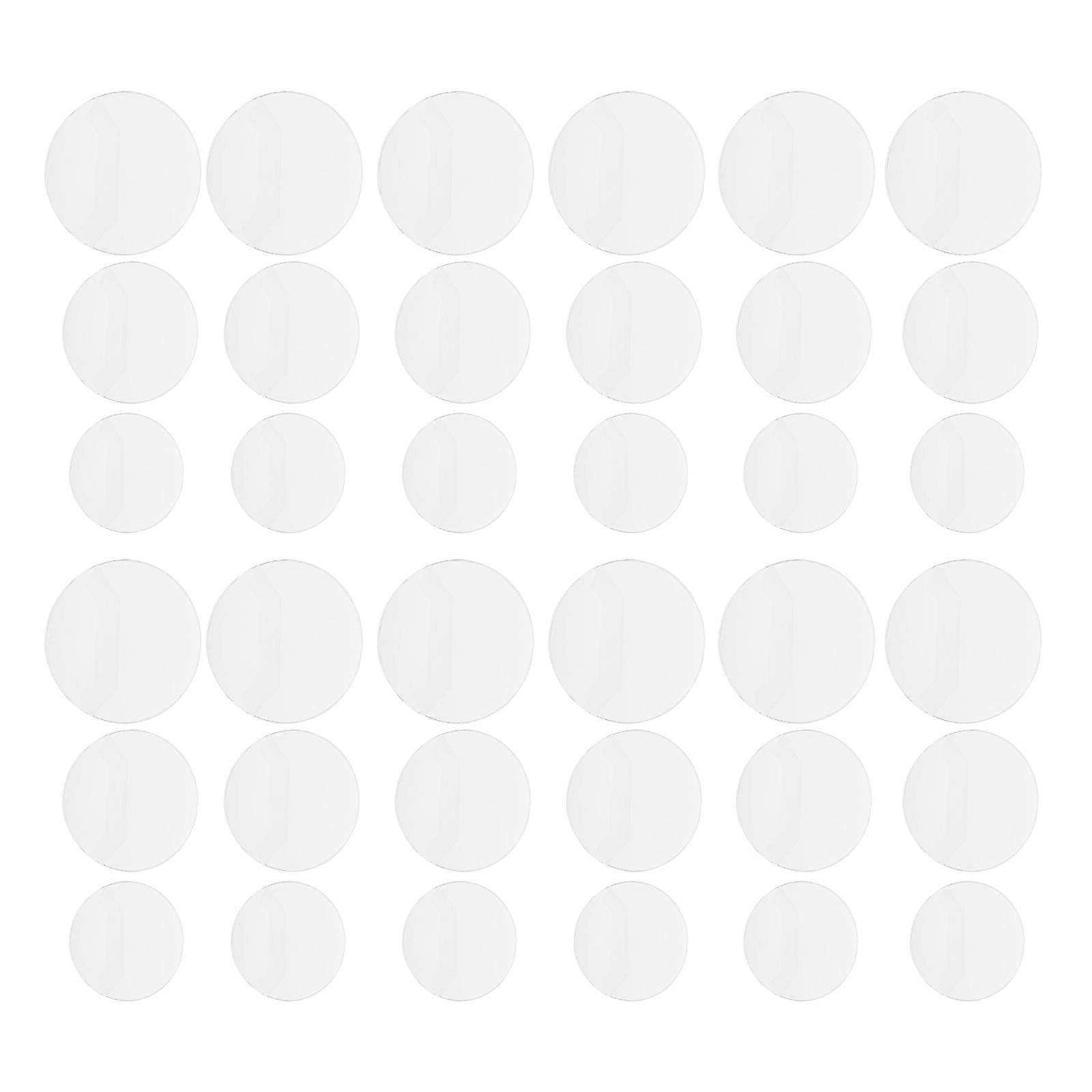 Transparent Badge Protector for Button Badges with Full Protection 60Pcs