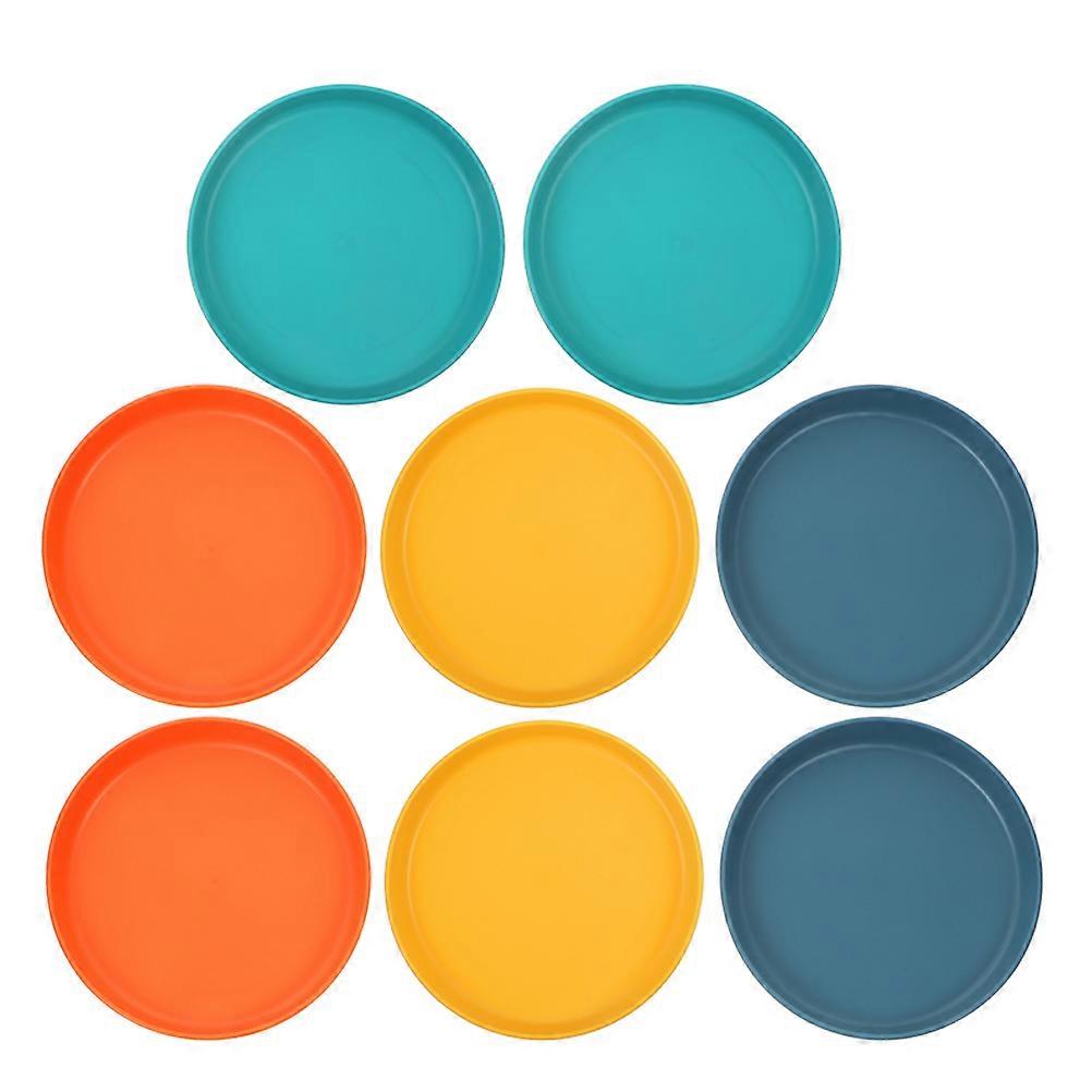 8 Pack Shallow Cat Food Bowls Whisker Design for Kittens and Small Pets PP