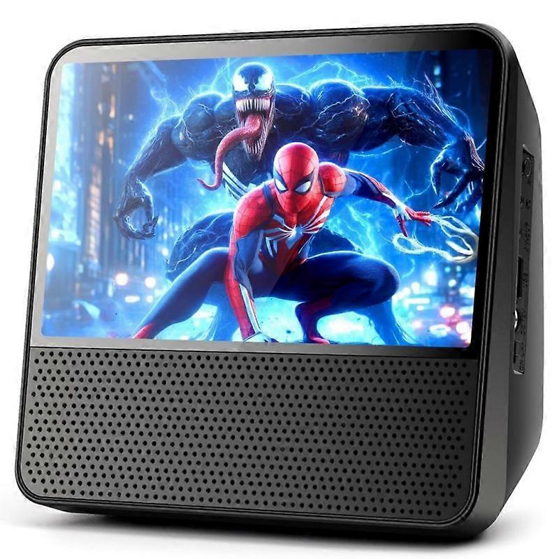 Portable DVD Player with Screen,Hi-Fi Stereo Sound,Sync TV, Resume Playback CD/Bluetooth/USB/Line/Timer/Repeat BLACK European plug