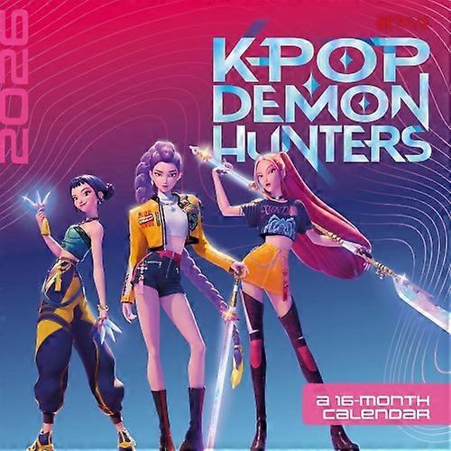 K-Pop Demon Hunters 2026 Square Calendar