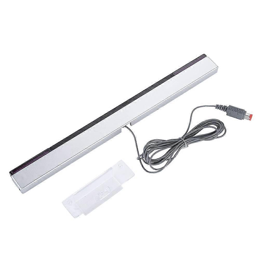 Wired Sensor Bar Replacement with Stand for Wii for Accurate Motion Tracking and Lag‑ Gaming