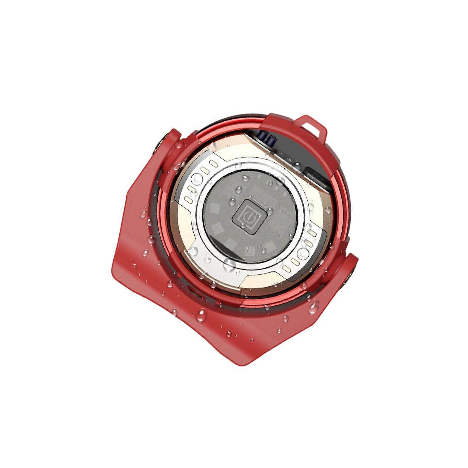 Emergencies Ready USB Rechargeable Work Light Including Phone Charging Function Magnetic Attachments Survival Situations  Red