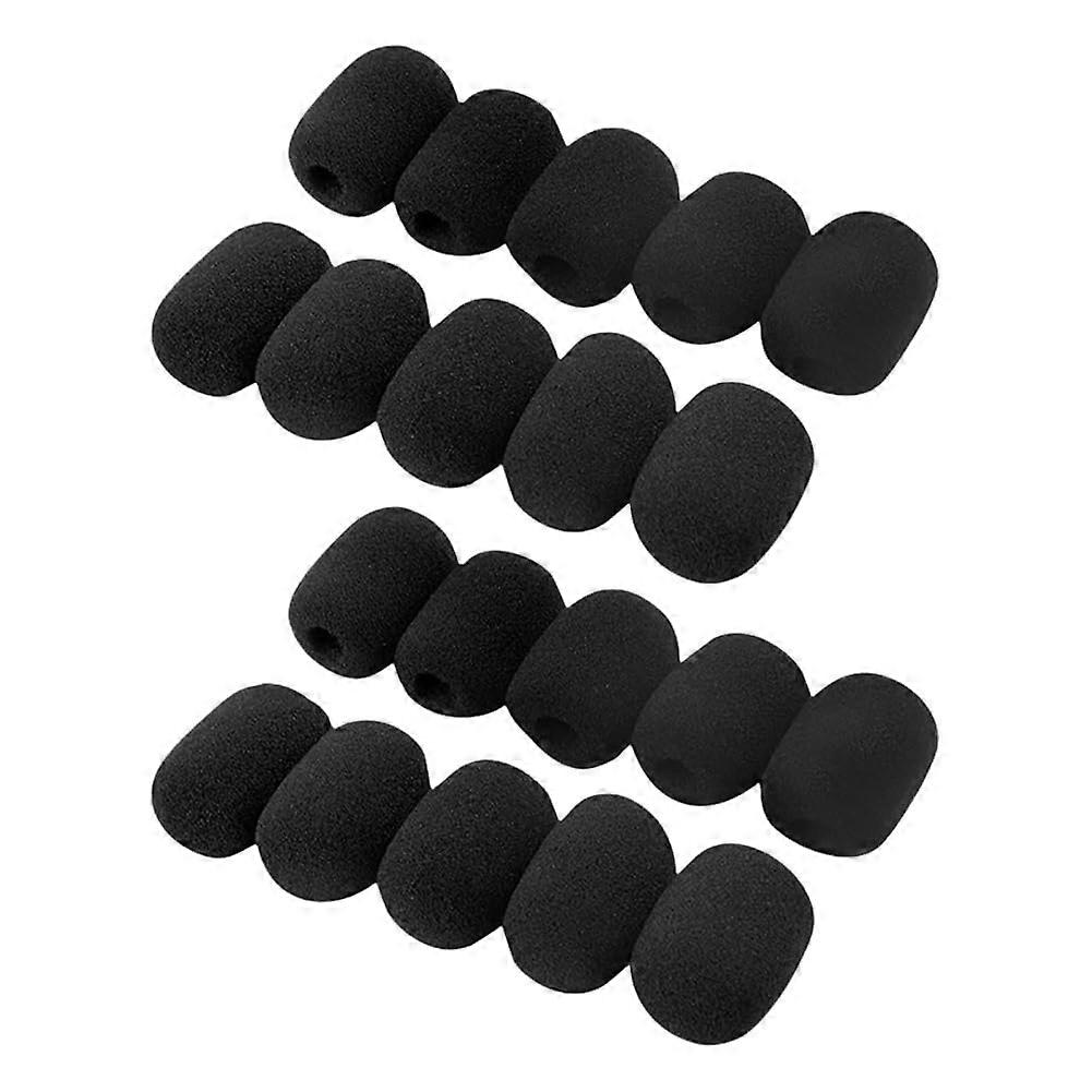 Lapel Microphone Foam Covers 50 Pack Wind Screen Replacement For Headset Mics Mini Foam Covers