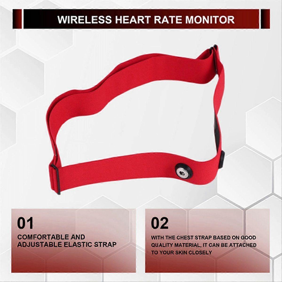 2 Pcs Heart Rate Belt Chest Strap for Mount Heart Rate Sensor Monitor Elastic Soft Strap Band