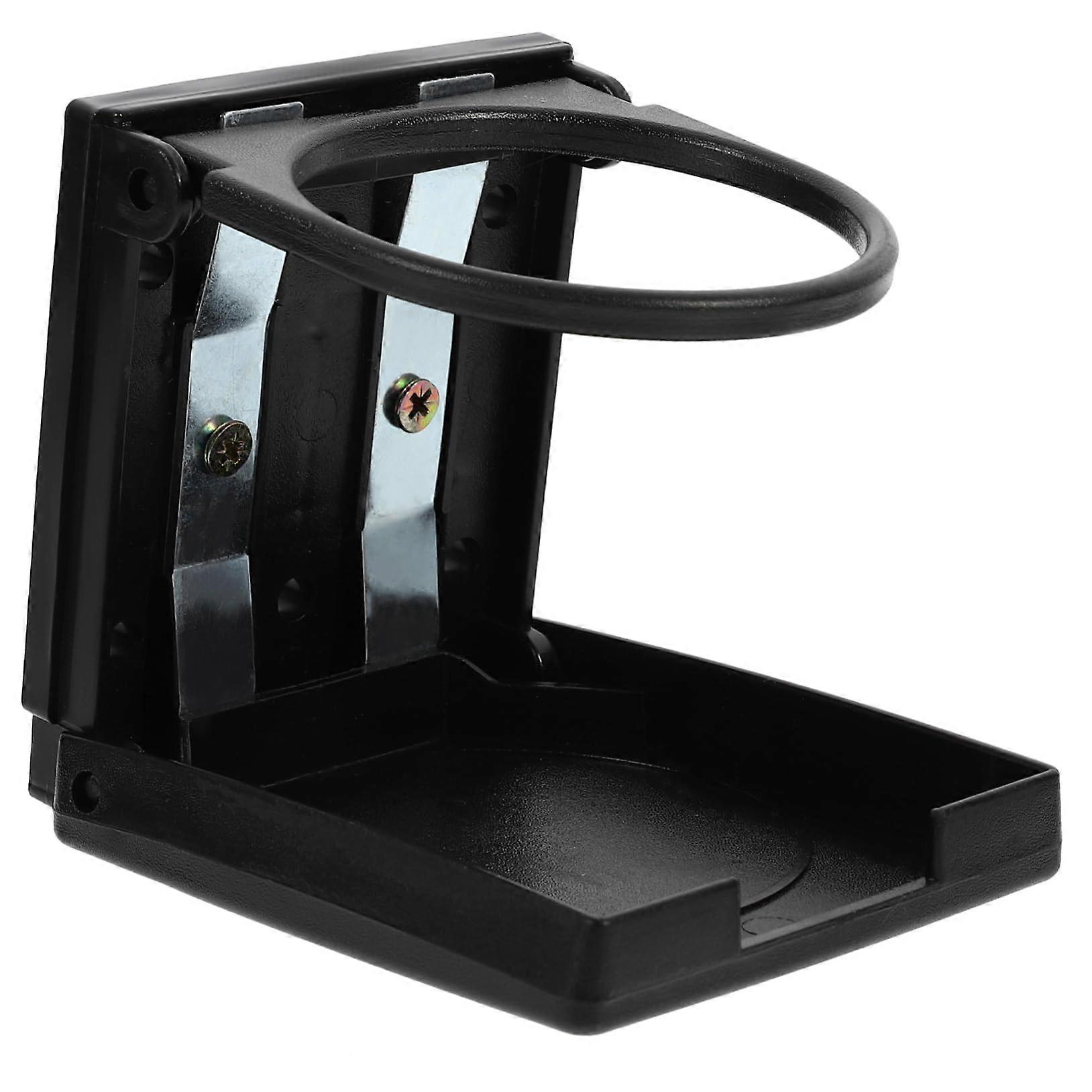 Universal Car Cup Holder with Adjustable Base Spill-Resistant for Bottles and Drinks Black