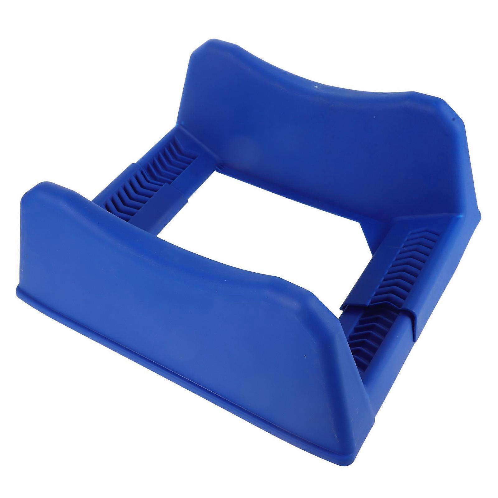 Tire Display Rack Blue Plastic Holder for Stable Tire Display