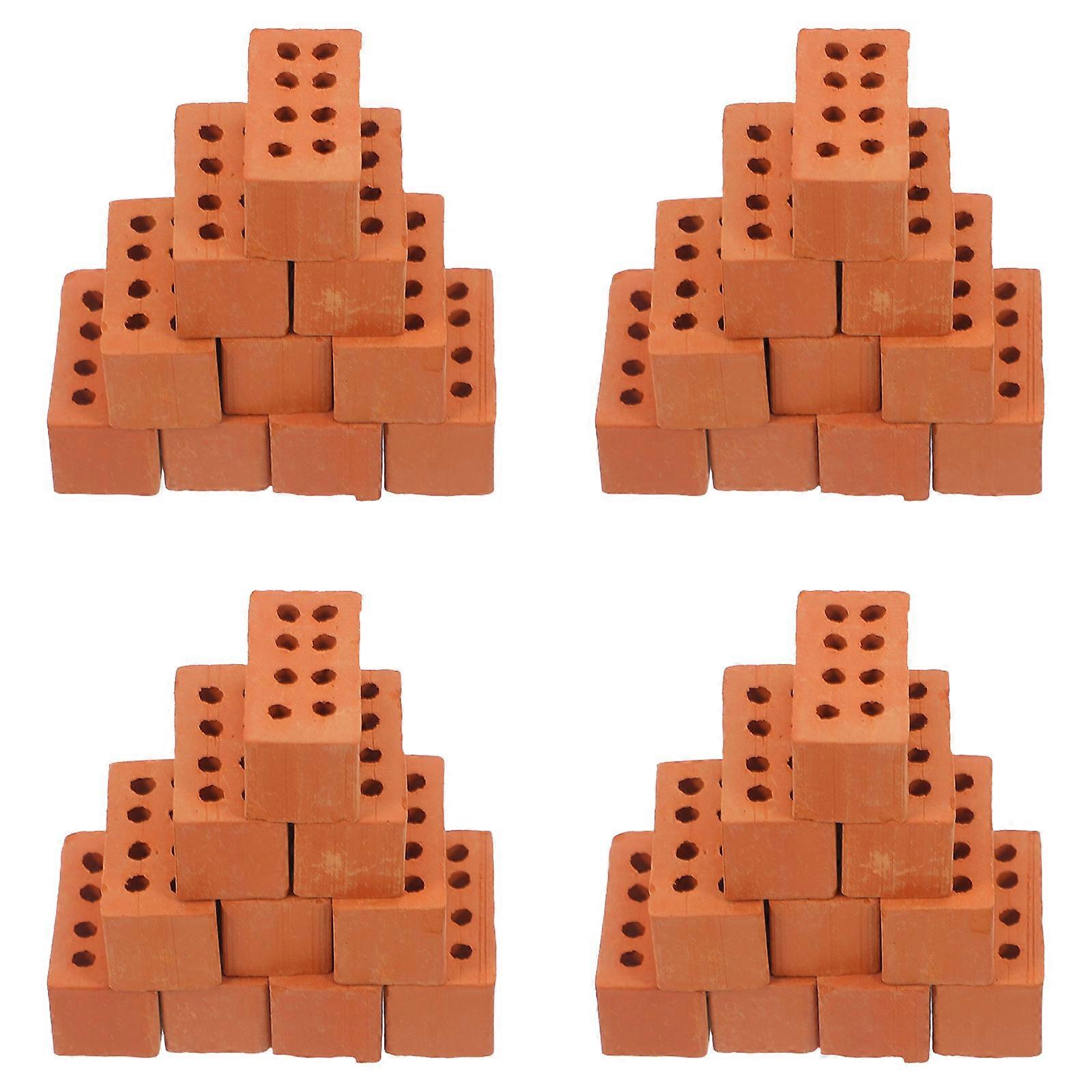 Miniature Dollhouse Bricks Blocks for Garden Decoration 50Pcs Pack