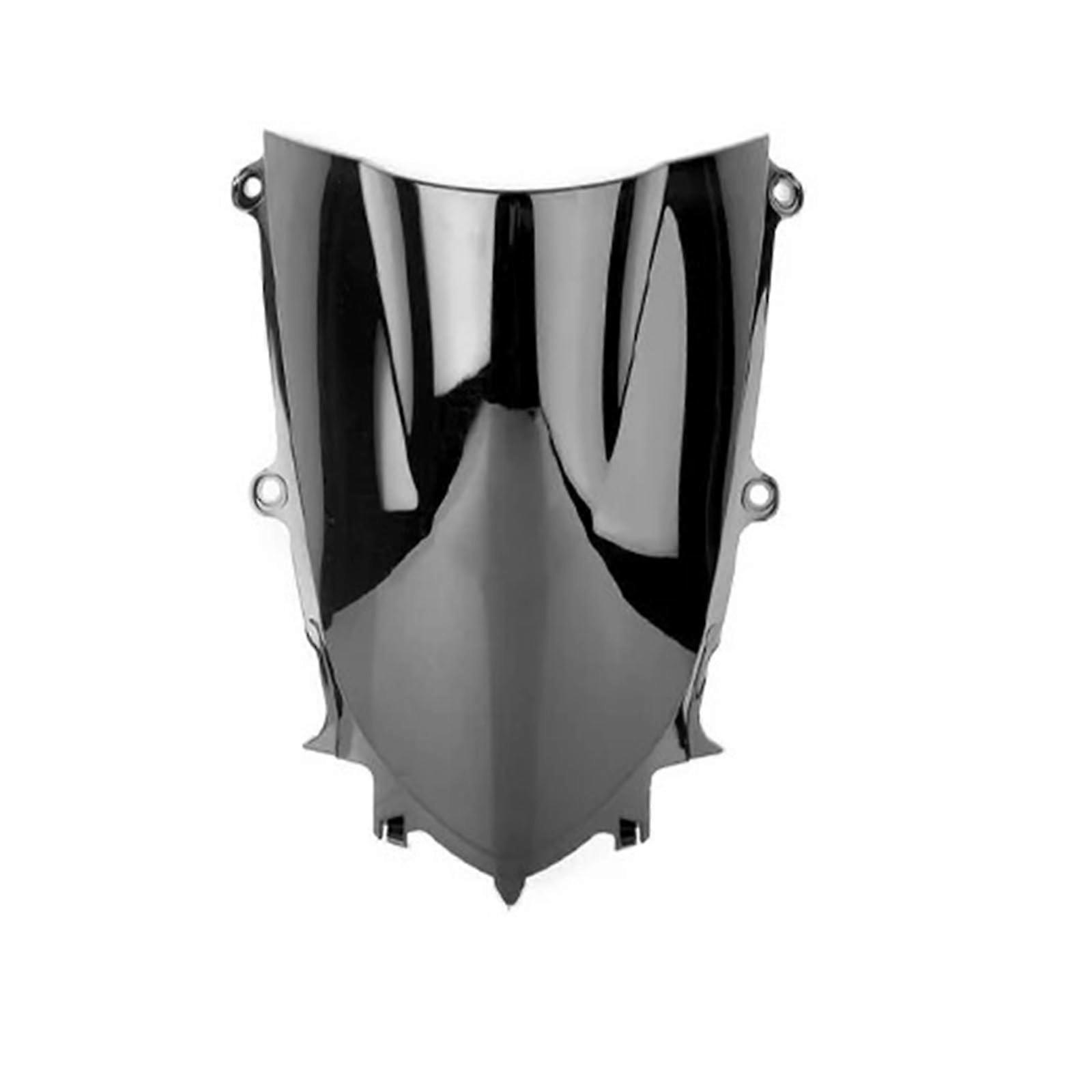Motorcycle Windshield for YZFR6 R7 20172022 Double Bubble Black Front Wind Deflector