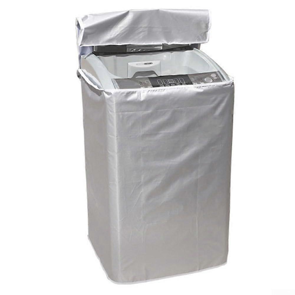 Waterproof Dustproof Washing Machine Cover Polyester Easy Clean Foldable Design Multiple Sizes M